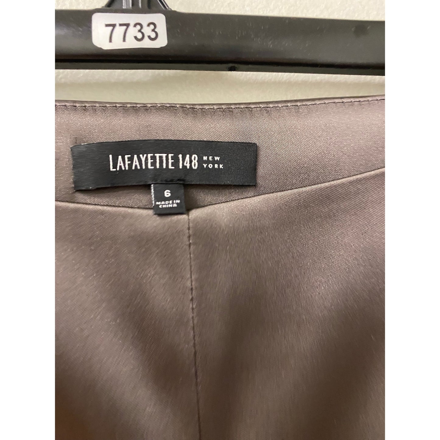 Lafayette 148 Brown Stanton Dress Pants Sz 6