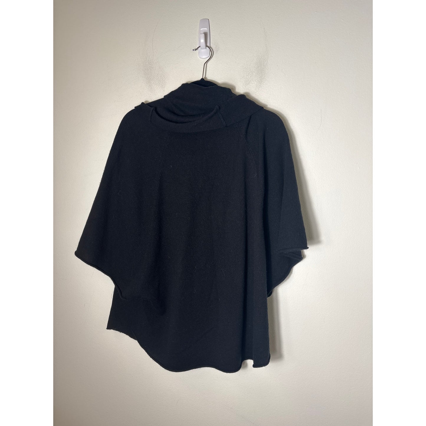 Joie Black Poncho Style Sweater Sz M
