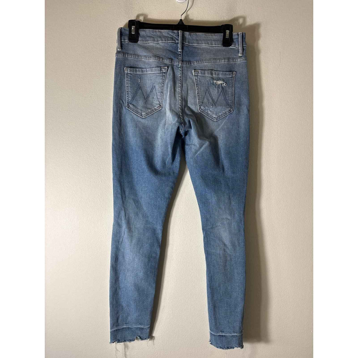 Mother High Waisted Looker Ankle Chew Denim Sz 29