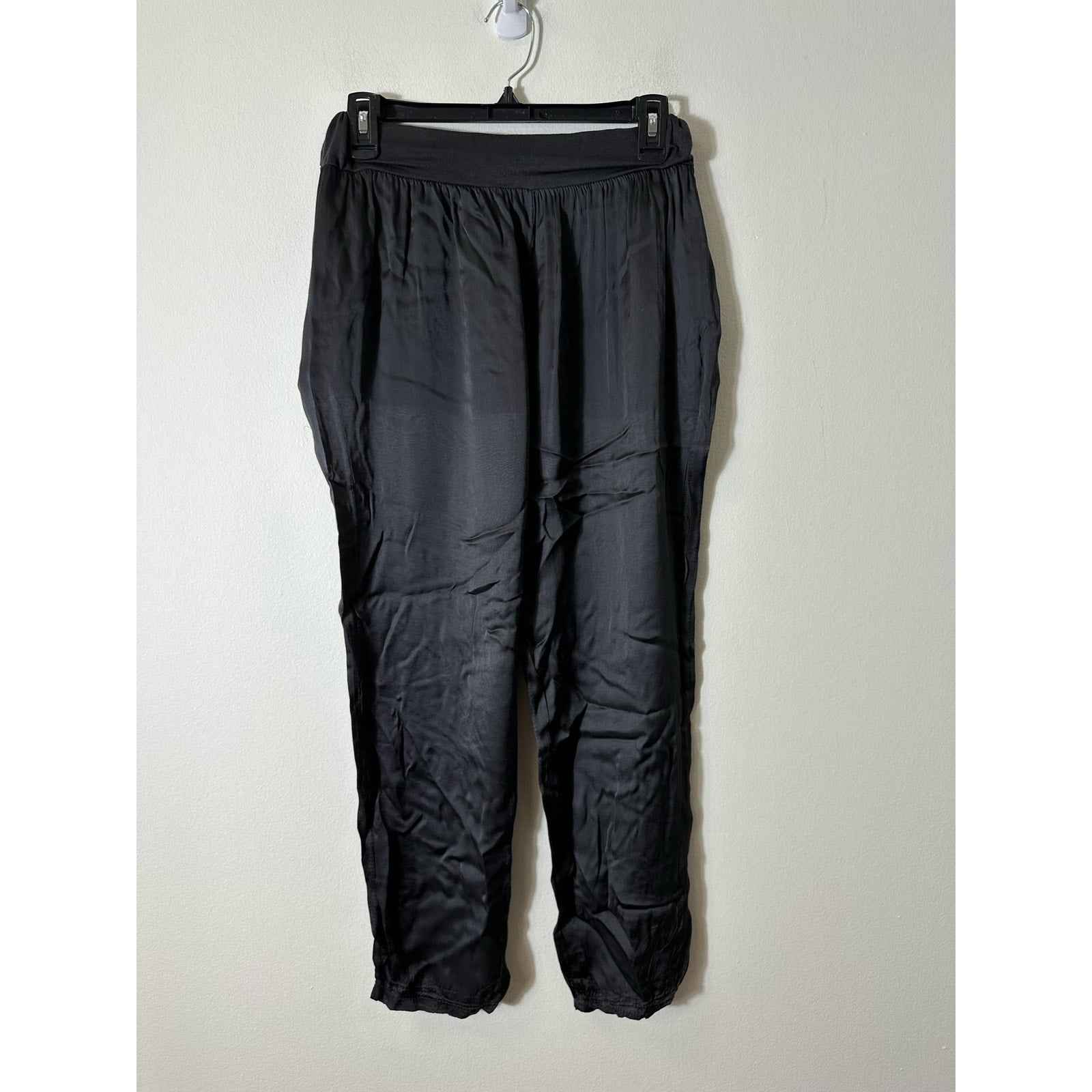 Sofia Collections Charcoal Satiny Gray Lounge Pants Sz NS