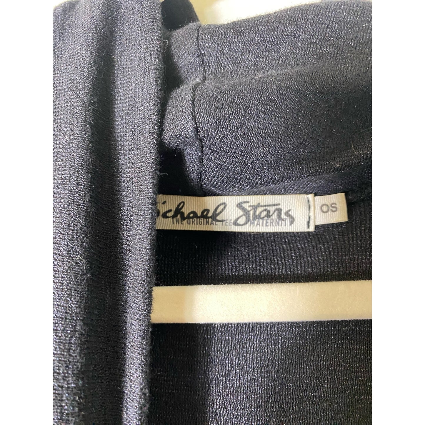 Michael Stars Maternity Cowl Neck 3/4 sleeve Dress One Size