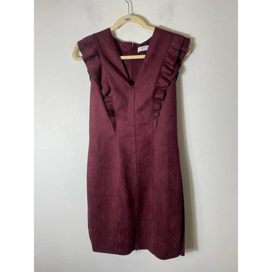 Bailey/44 Large Vneck Burgundy dress Sz L
