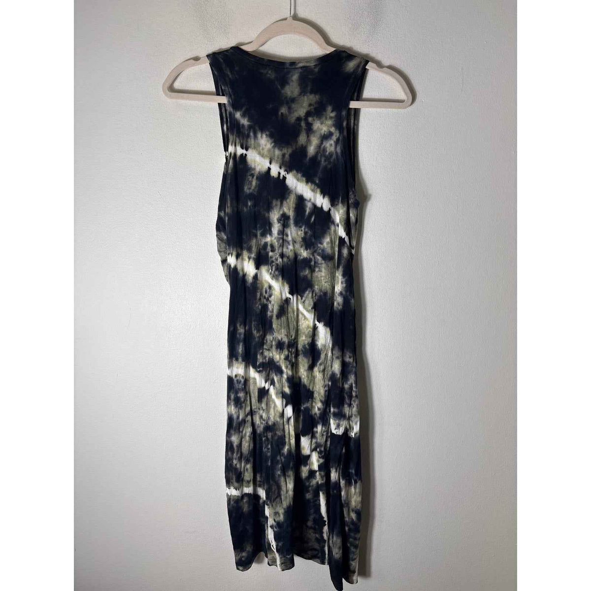 Fifteen Twenty Black Tie Dye Sleevless Cotton Dress Sz S
