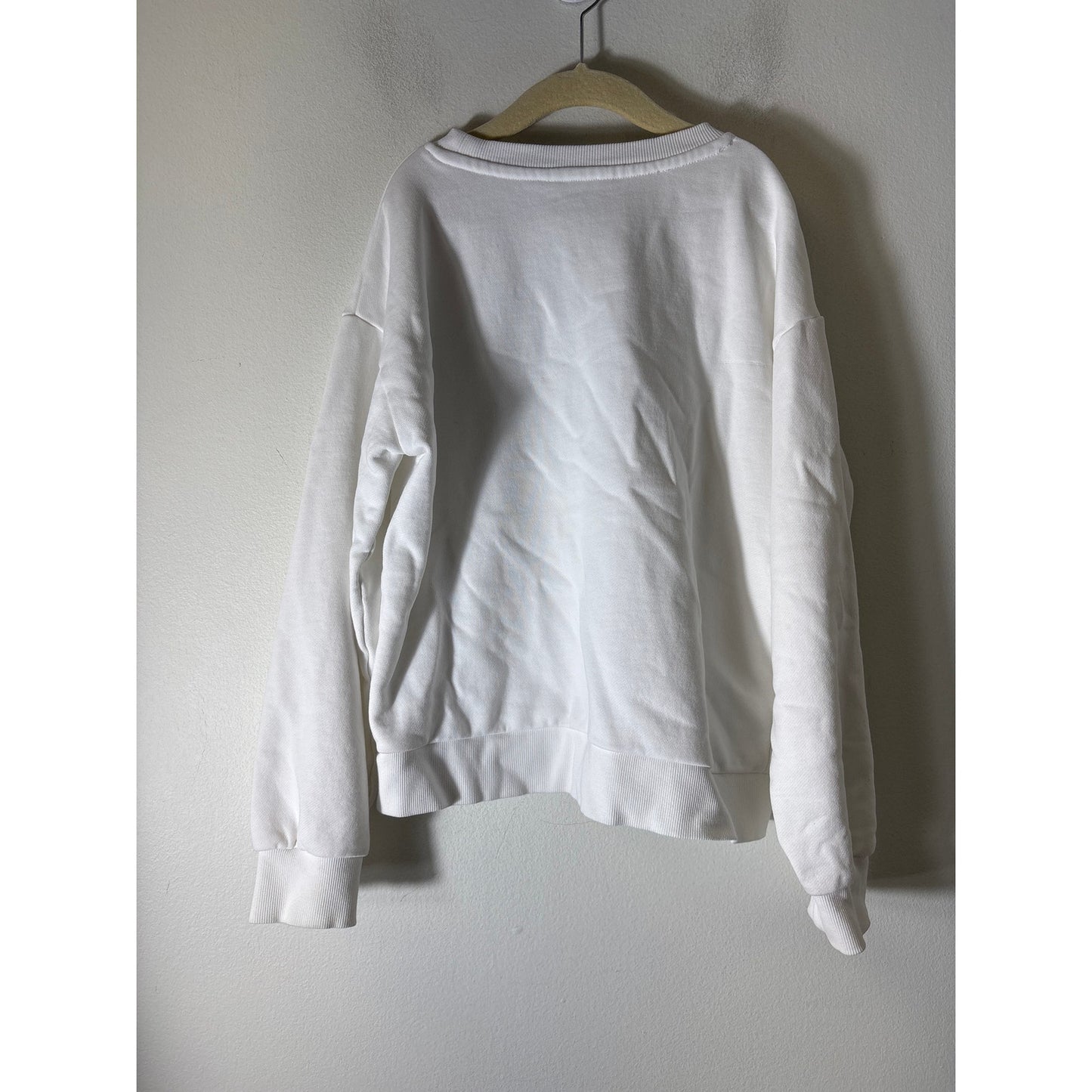 Girls MNG (Mango) White Long Sleeve Sweatshirt Sz 12