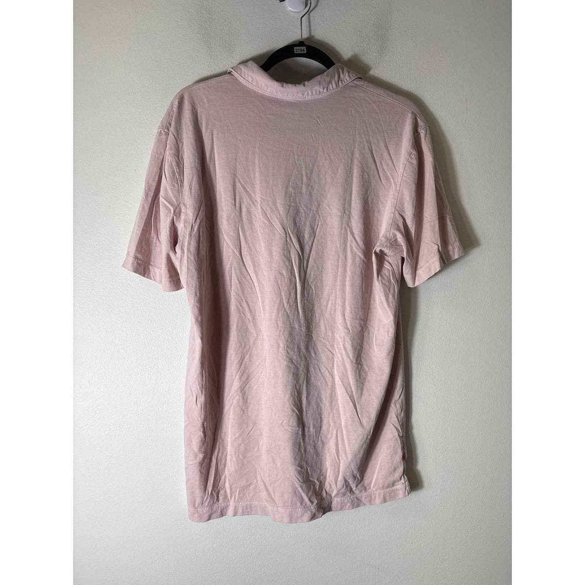 Mens James Perse Pink Polo Shirt Sz 2 (M)