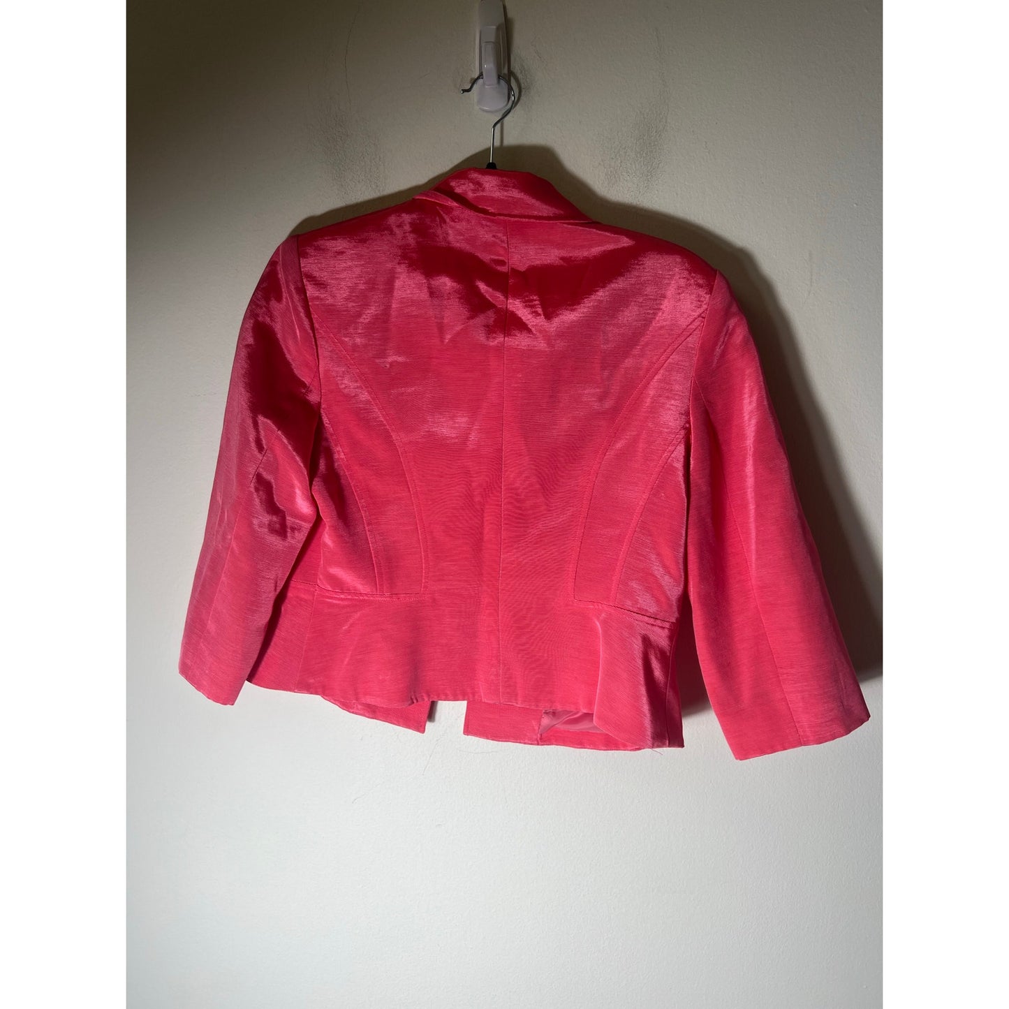 Henry Lee Coral Pink Long Sleeve Special Occasion Jacket and Skirt Set Sz 6P