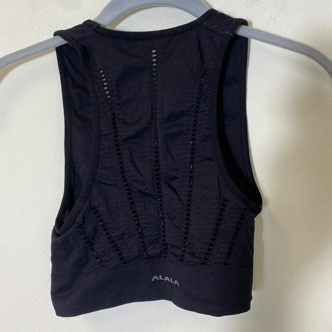 ALALA Black Workout Bra Sz S