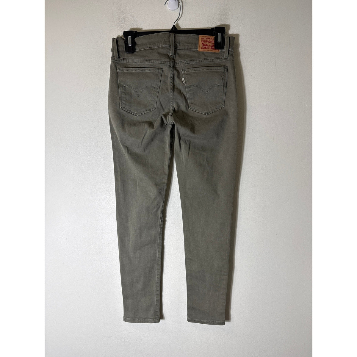 Levi's Army Green 710 Skinny Denim Jeans Sz 28