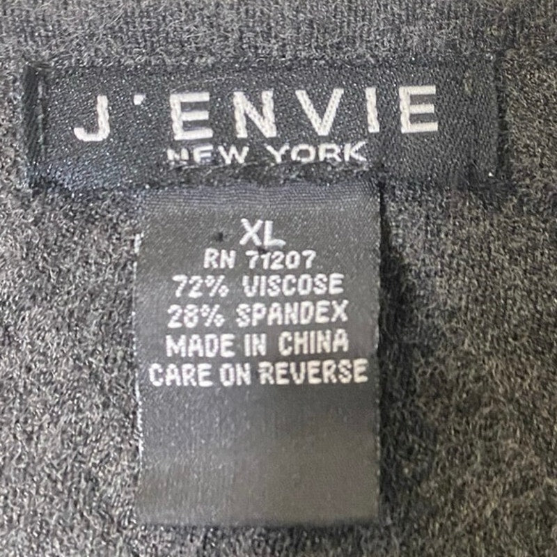 J'ENVIE Dark Gray Sweater Sz XL