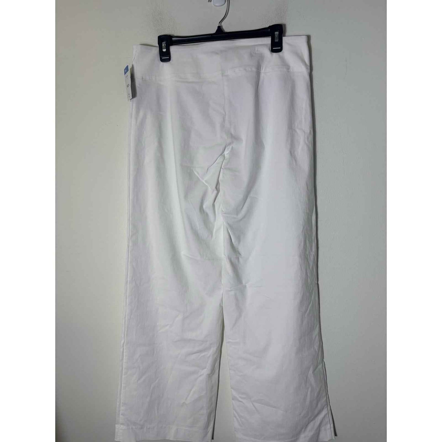 NWT Elliott Lauren White Wide Leg Slacks Sz 14