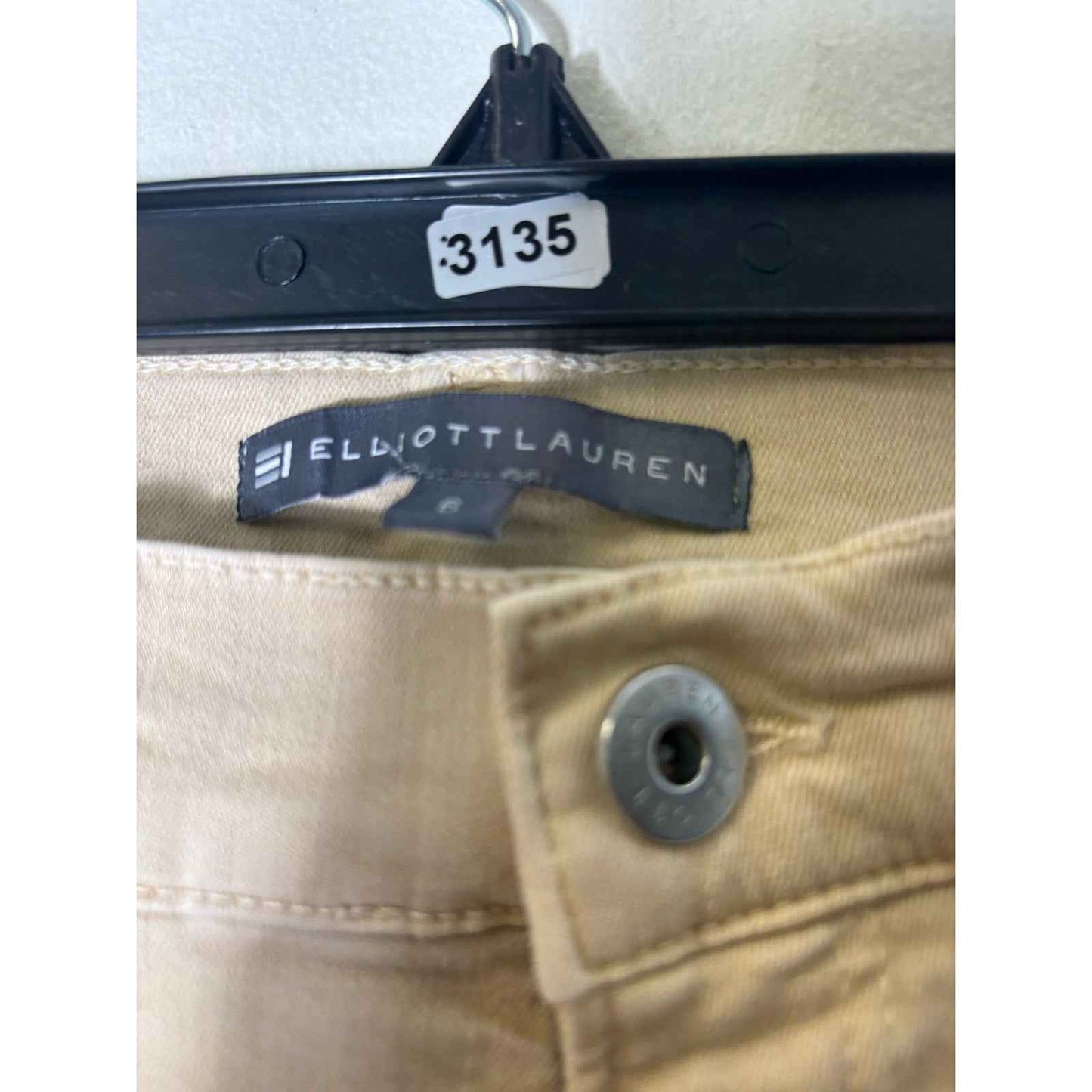 Elliot Lauren Almond Straight Leg Jeans Sz 6