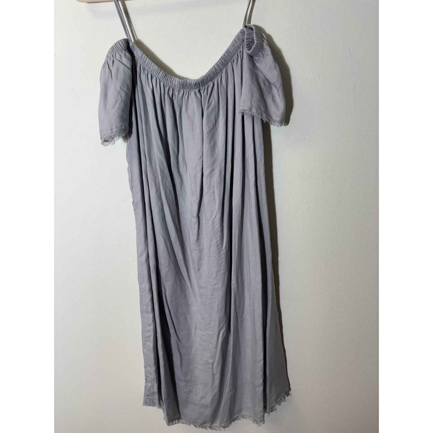 Cloth & Stone Gray Off the Shoulder Mini Dress Sz XS