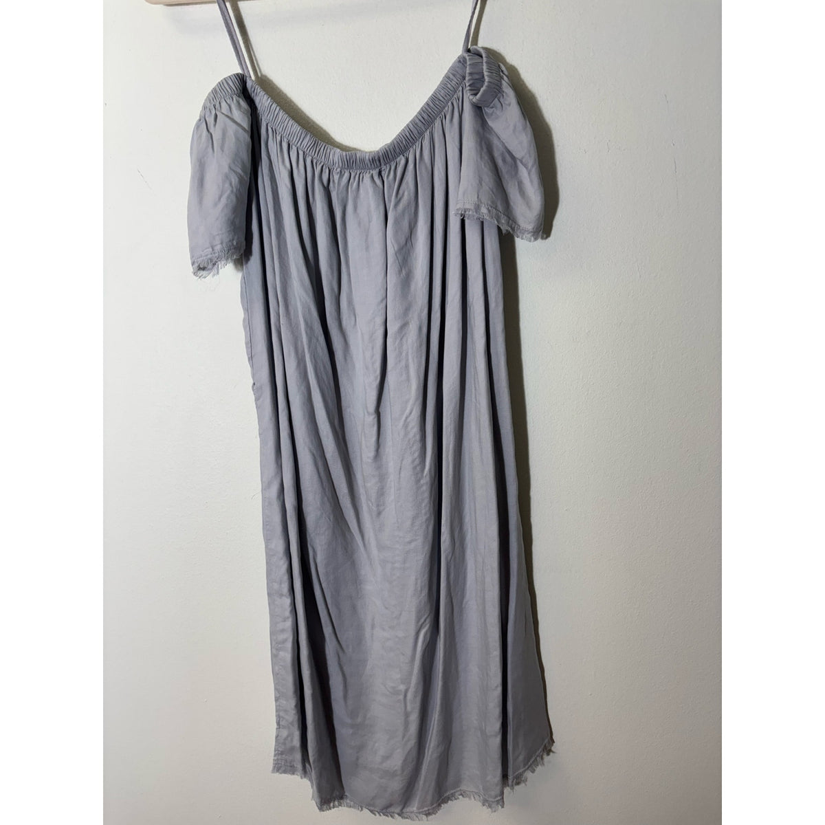 Cloth & Stone Gray Off the Shoulder Mini Dress Sz XS