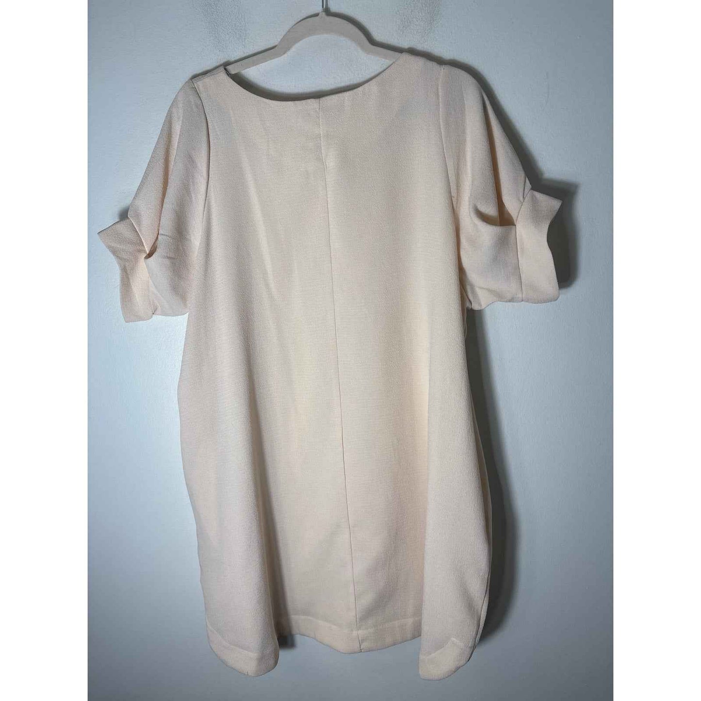 Wishlist IvoryShort Sleeve Knee Length A-Line Dress Sz M/L