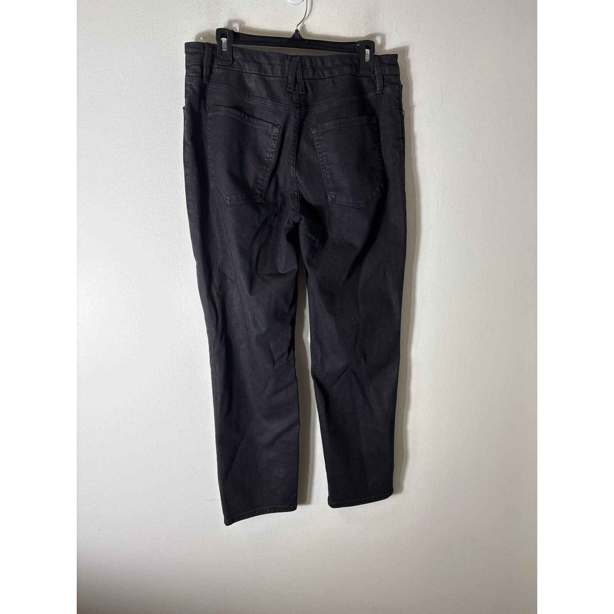 Good American Black Straight Leg Denim Jean Sz 14