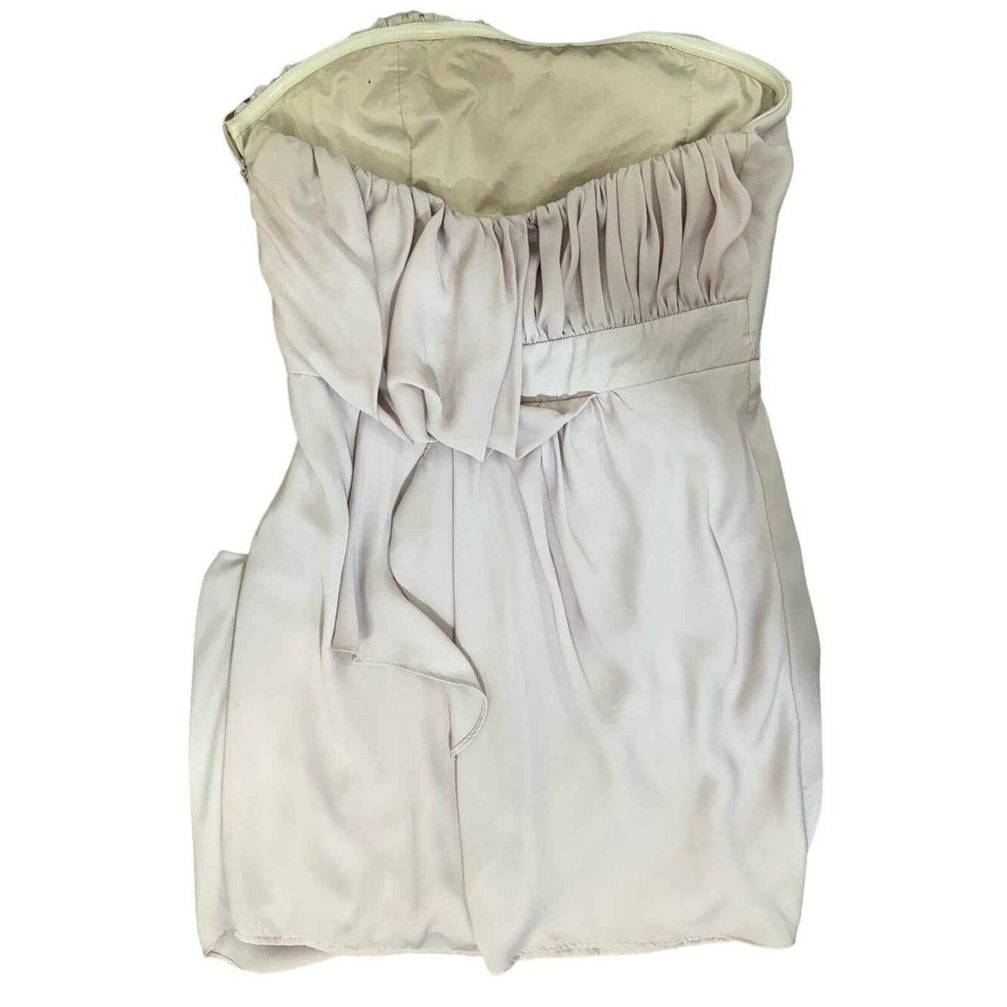 C. Luce Purple Strapless Mini Dress Sz S