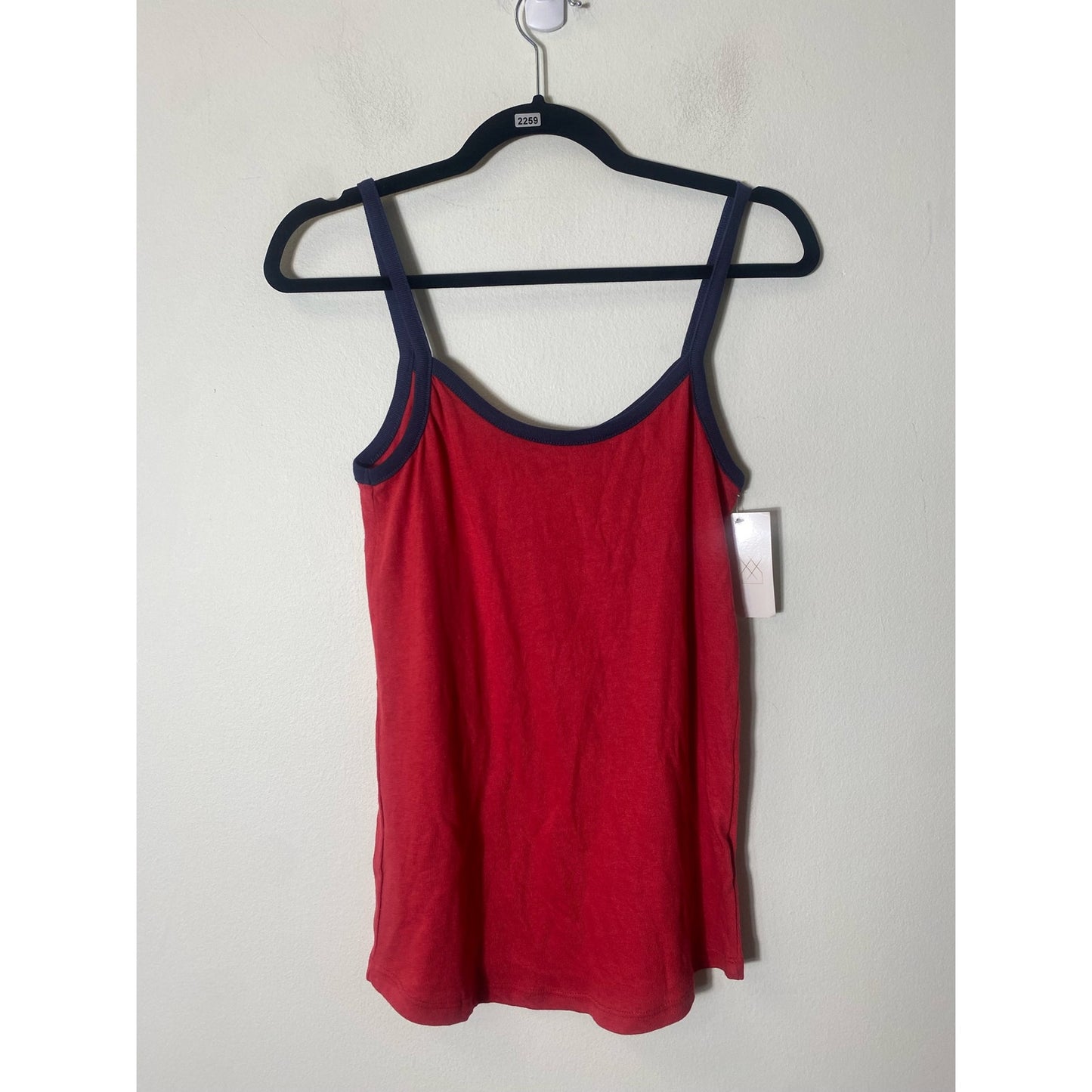 NWT 1 X U Go Girl Red Cotton Tank L