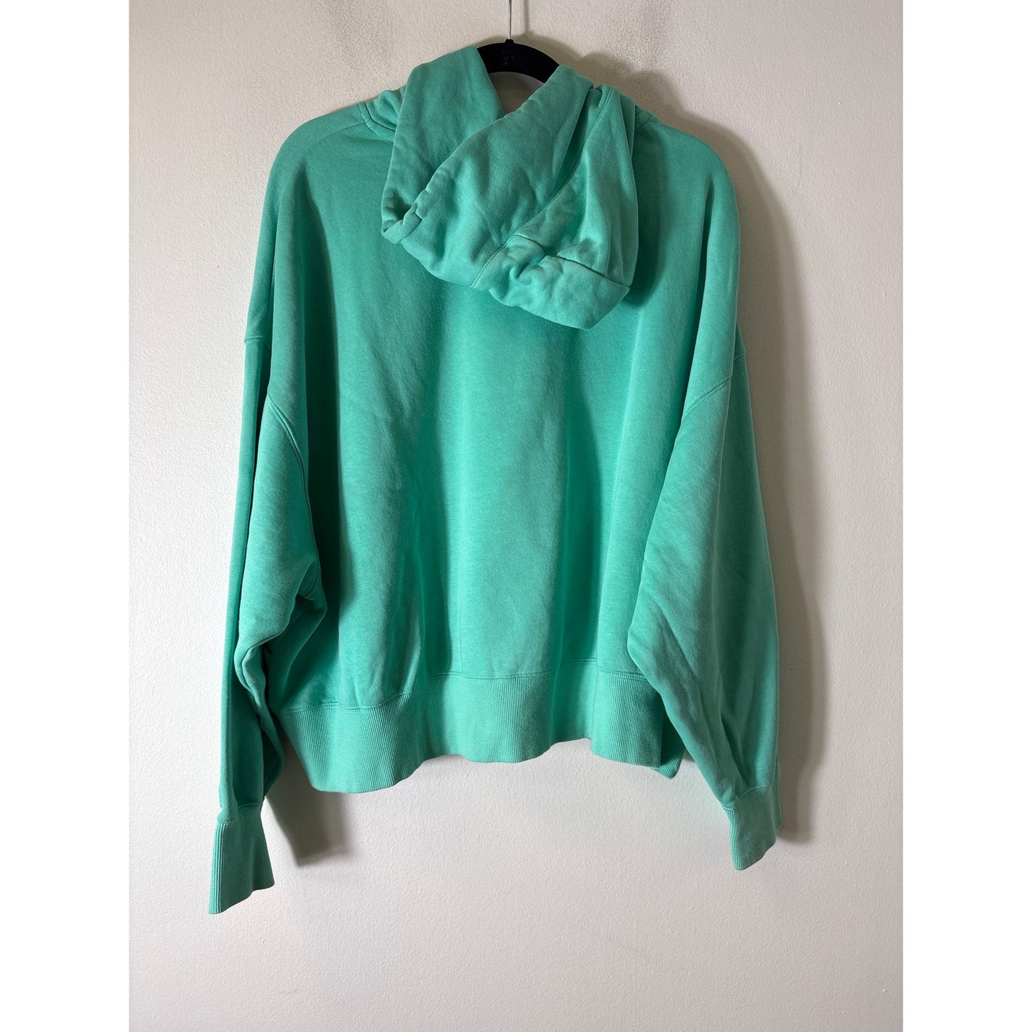 Nike Vibrant Green Long Sleeve Oversized Hooded Sweatshirt Sz M