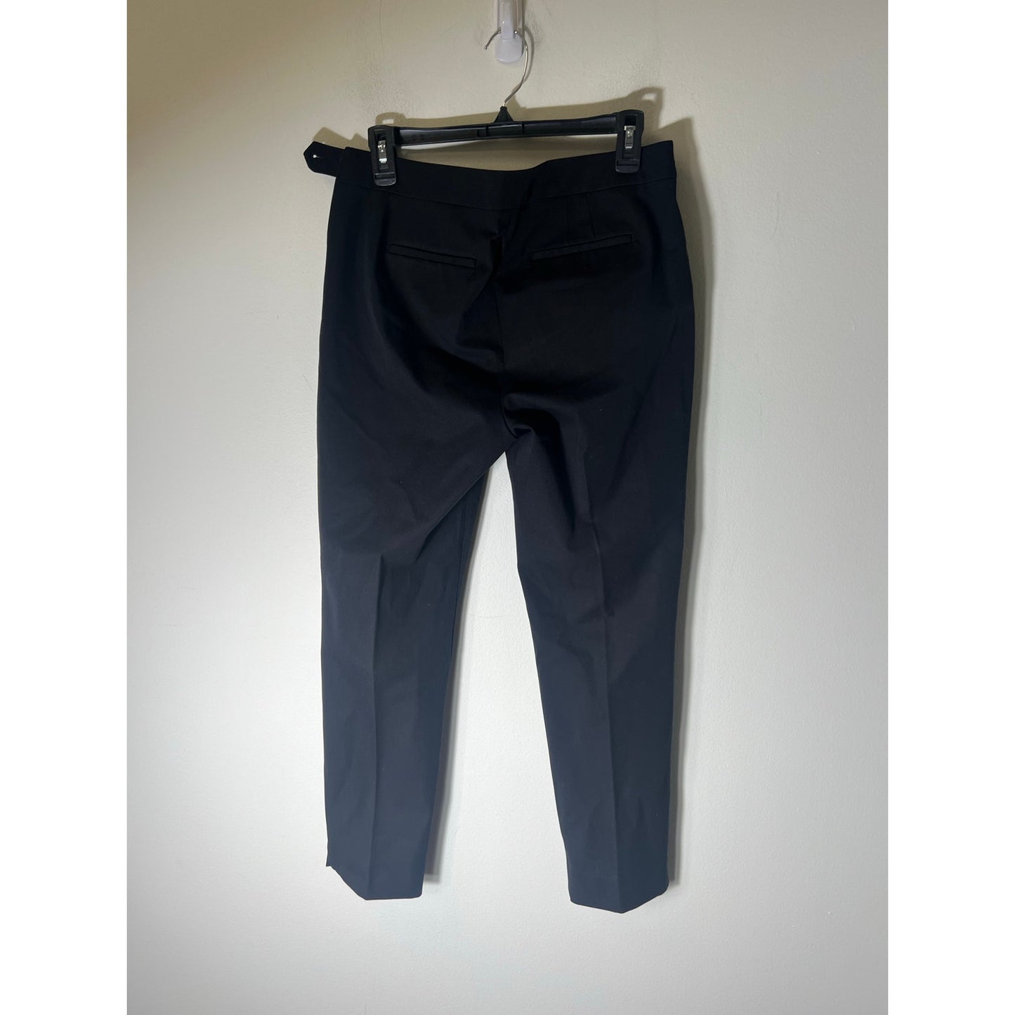 Talbots Black Chatham Ankle Zip Up Pants Sz 8P