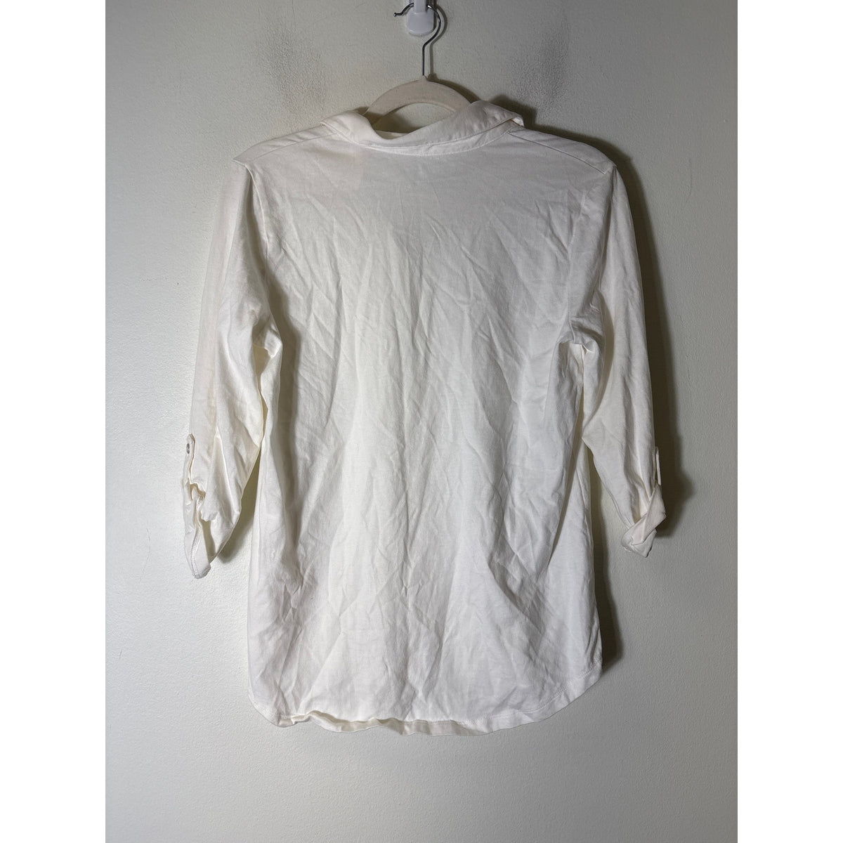 Kim Rogers off-white button down Sz M