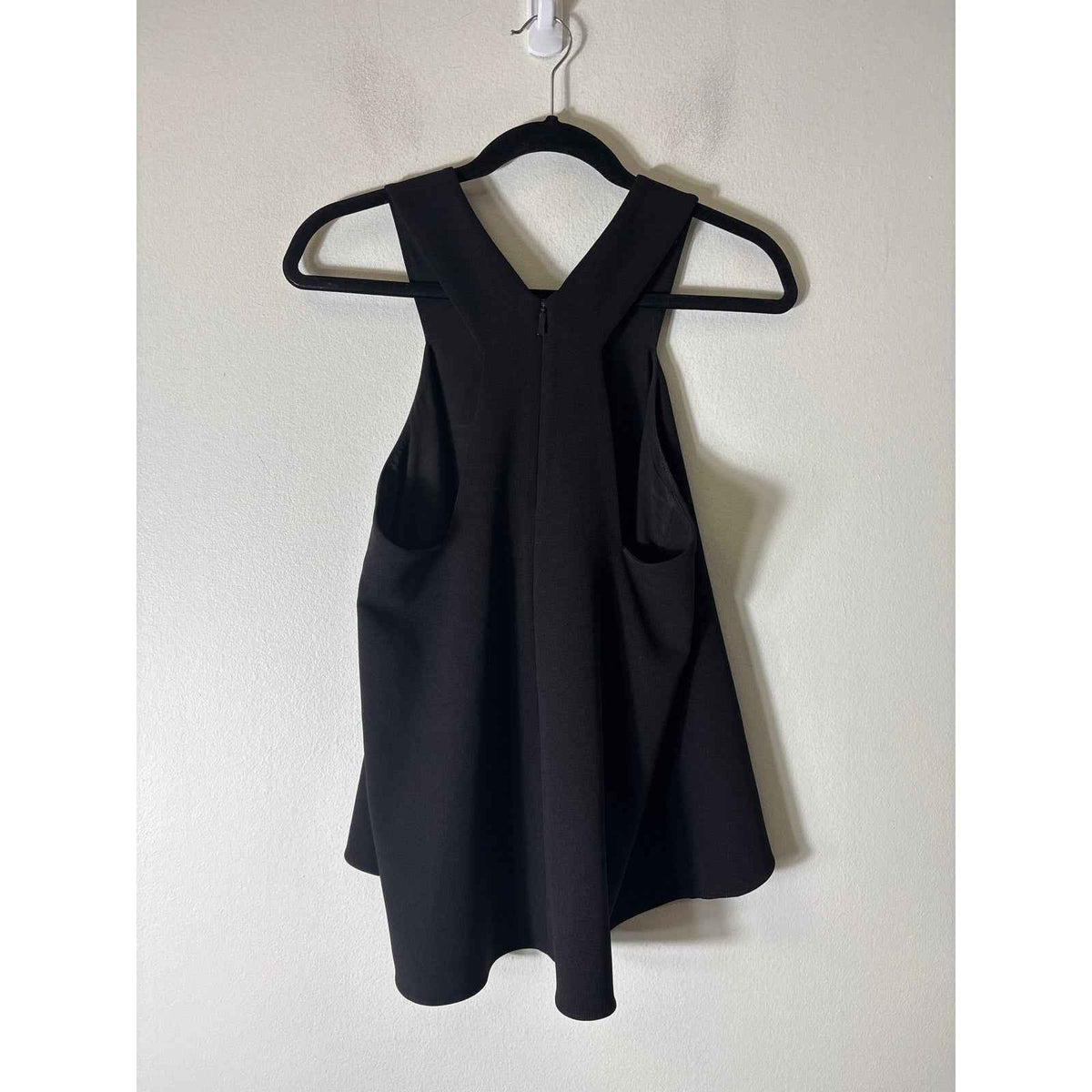 Tibi Black V Neck Top Sz 4