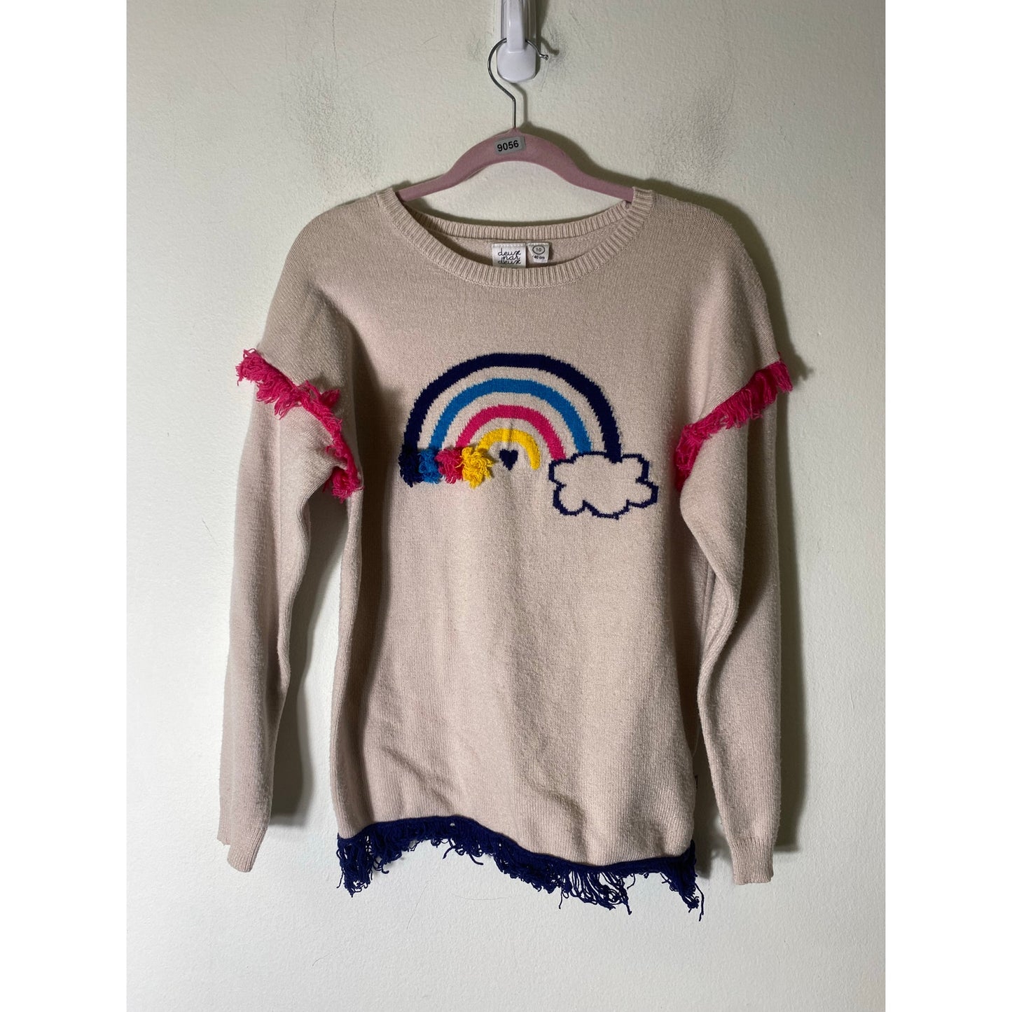 Deux par Deux Rainbow Sweater Sz 10