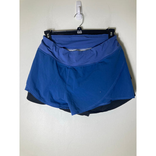 2 Stay the Path Athletic Shorts Blue and Black Sz M