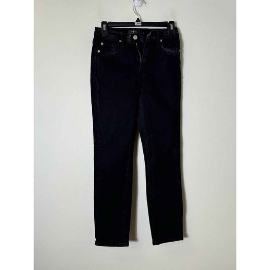 7 for All Mankind Black Jeans Sz 2