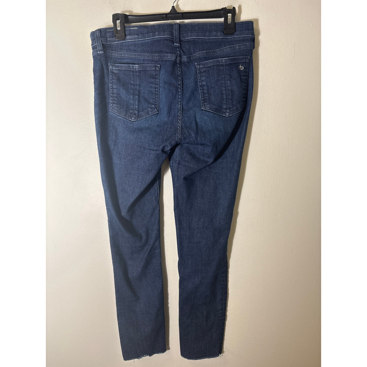 Rag & Bone Dark Wash Skinny Ankle Blue Jean Sz 31