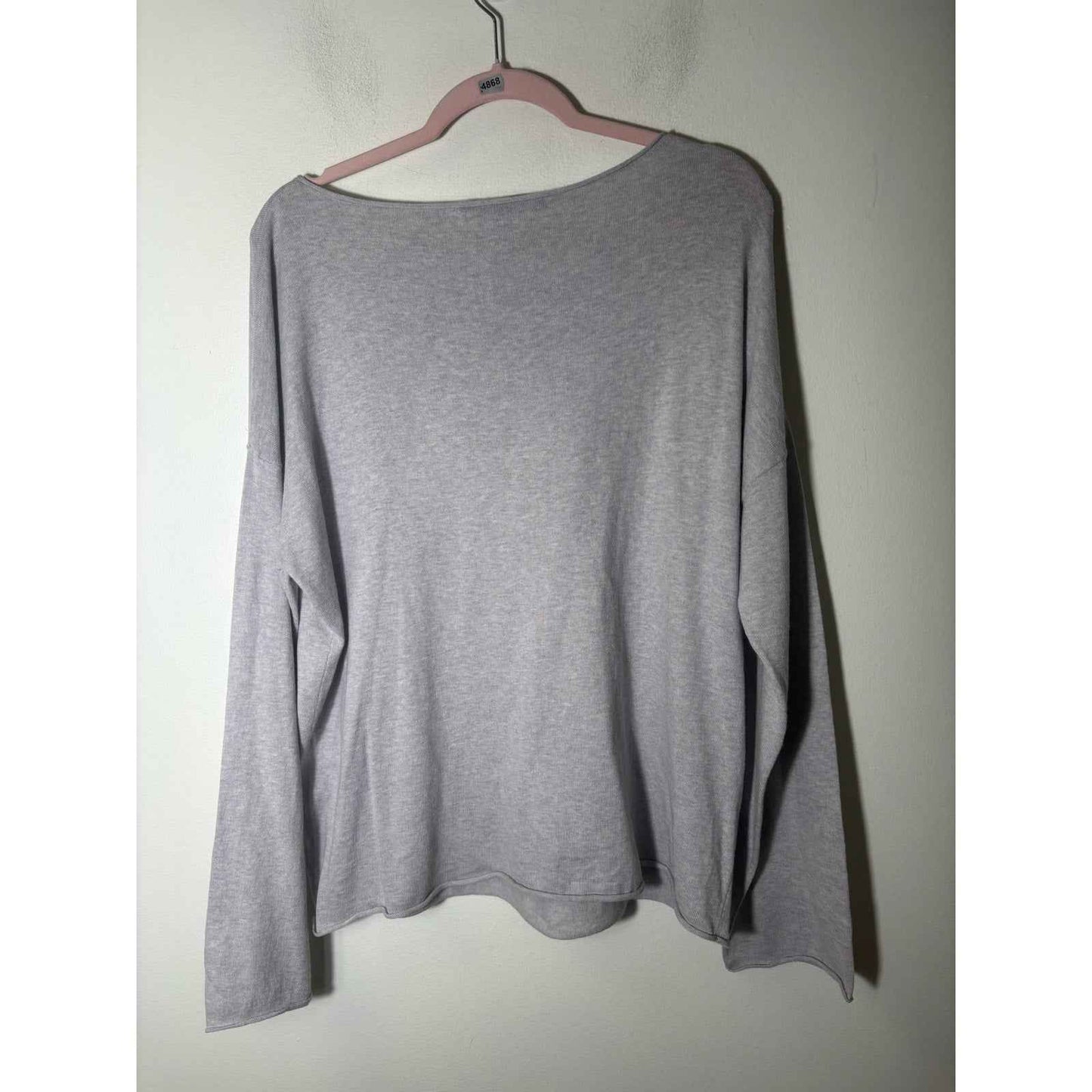 Skull Cashmere Gray Rebel Sweater Sz L