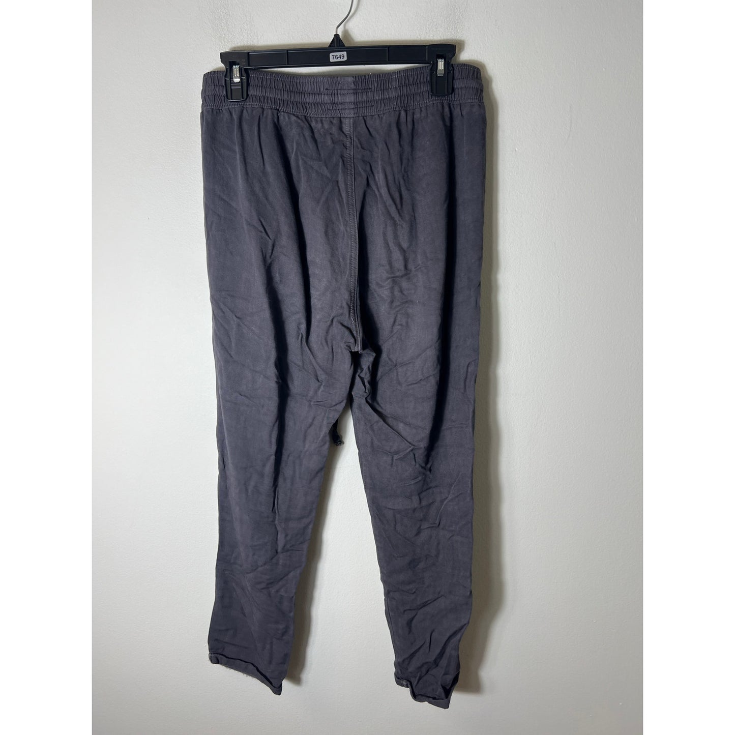 Womens Current/Elliot Black Drawstring Wide Leg Sweatpants Sz M