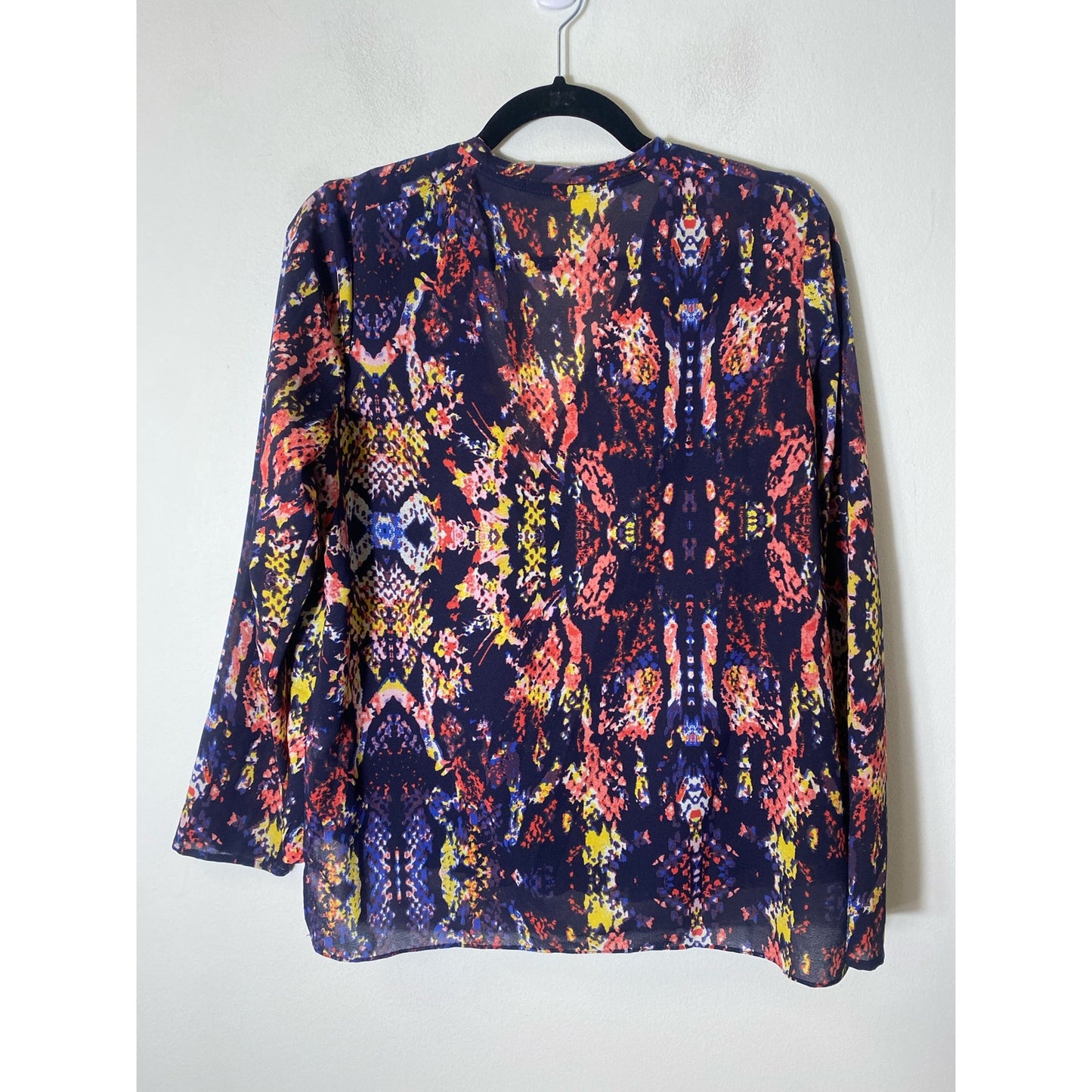 Cooper and Ella Multicolor V-Neck Long Sleeve Sz L