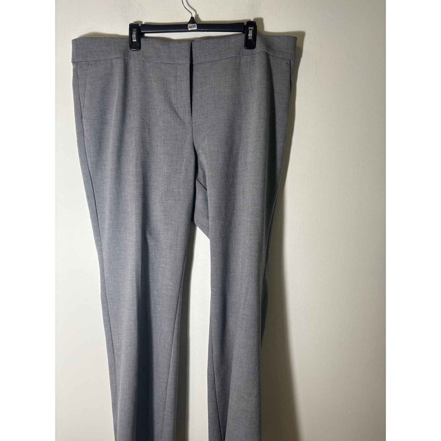 NWT Etcetera Light Gray Straight Leg Ankle Dress Pants Sz 14