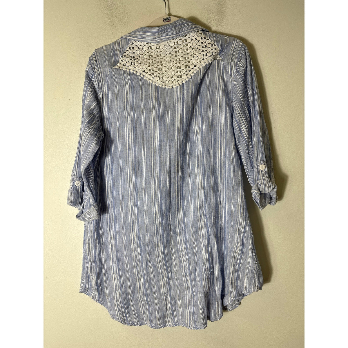 Dotti Cotton striped button down Sz S
