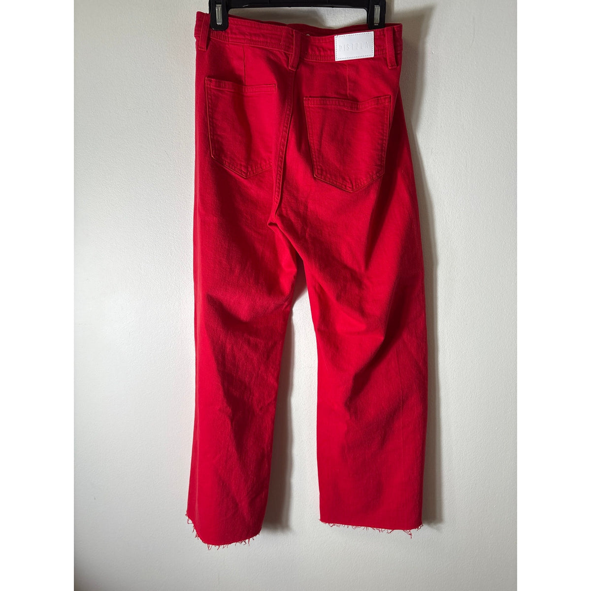 Pistola Red Wide Leg Denim Sz 27