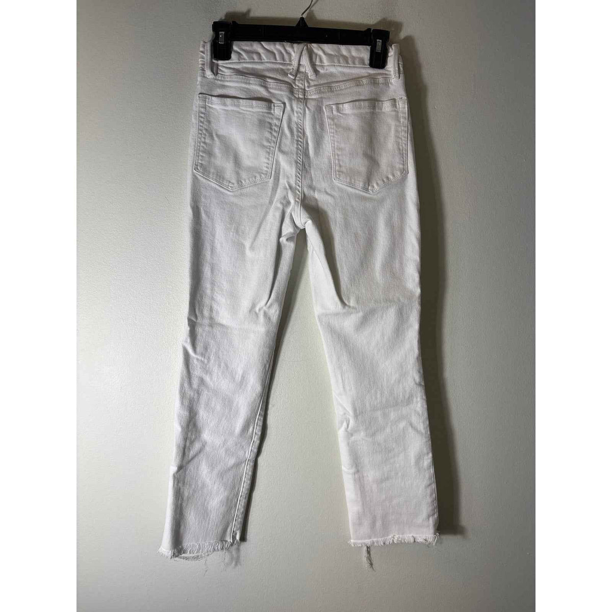 Good American Good Legs Straight White Denim Sz 6/28