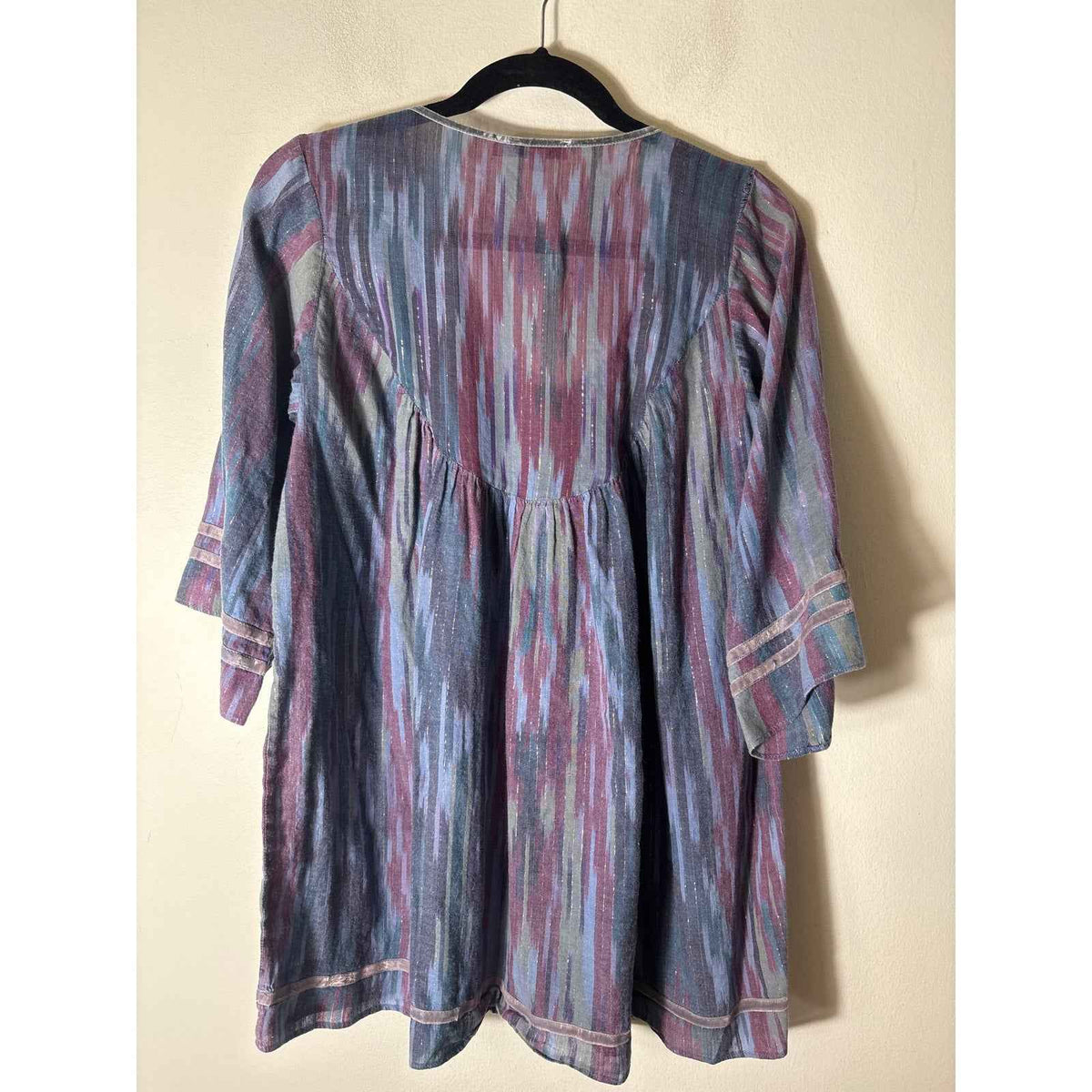Calypso Blues and Purples Cotton Top Sz XS