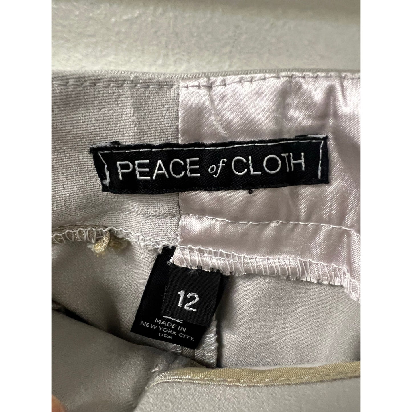 Peace of Cloth Grey Work Trousers Sz 12