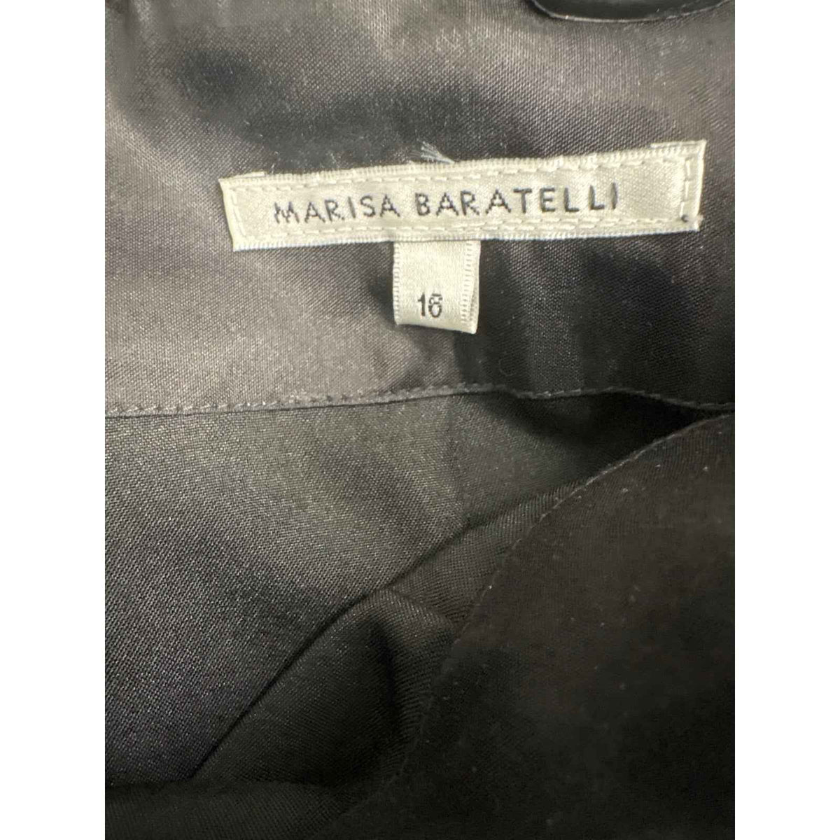 Marisa Baratelli Black Thai Silk Sz 16