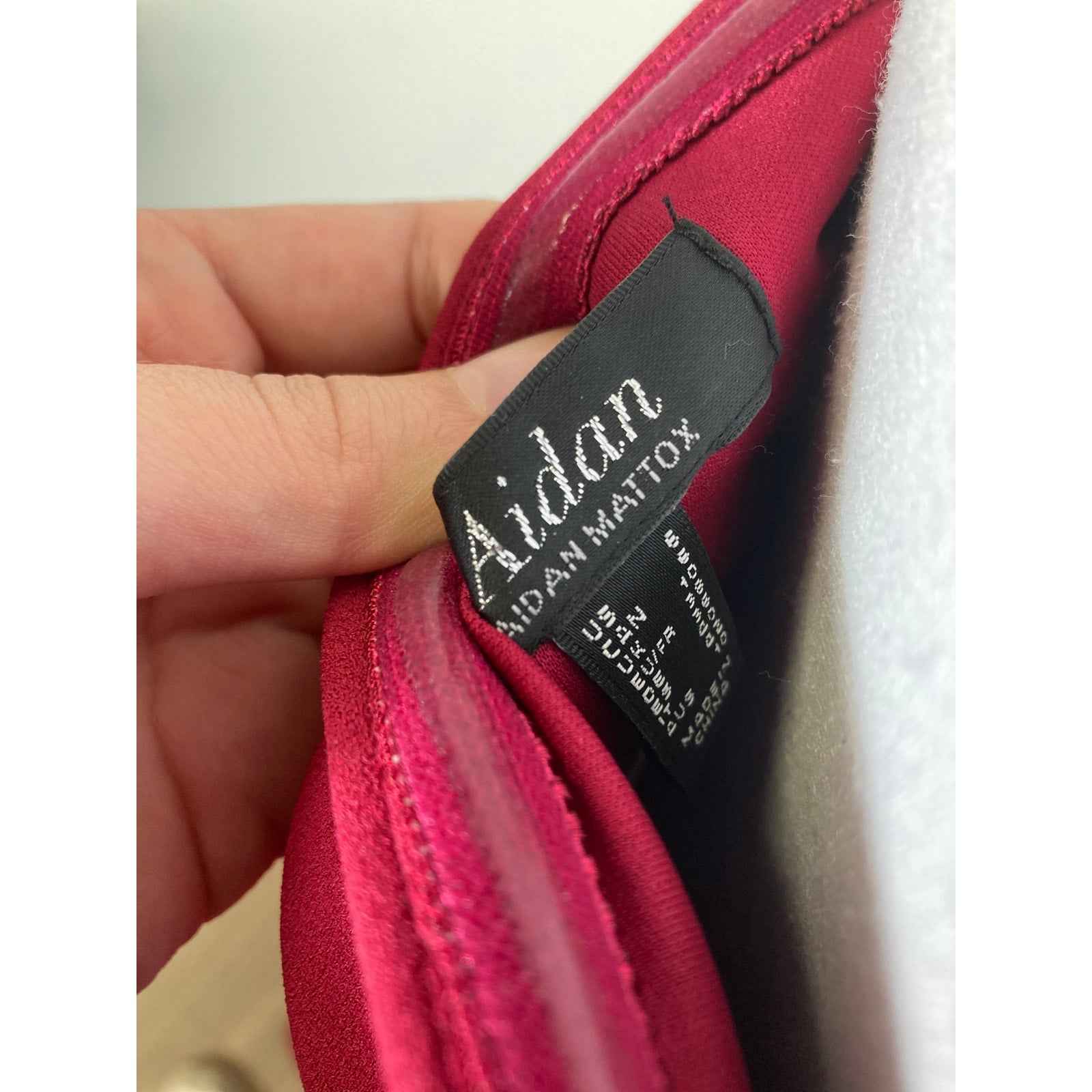 NWT Aidan One Shoulder Column Gown Sz 6