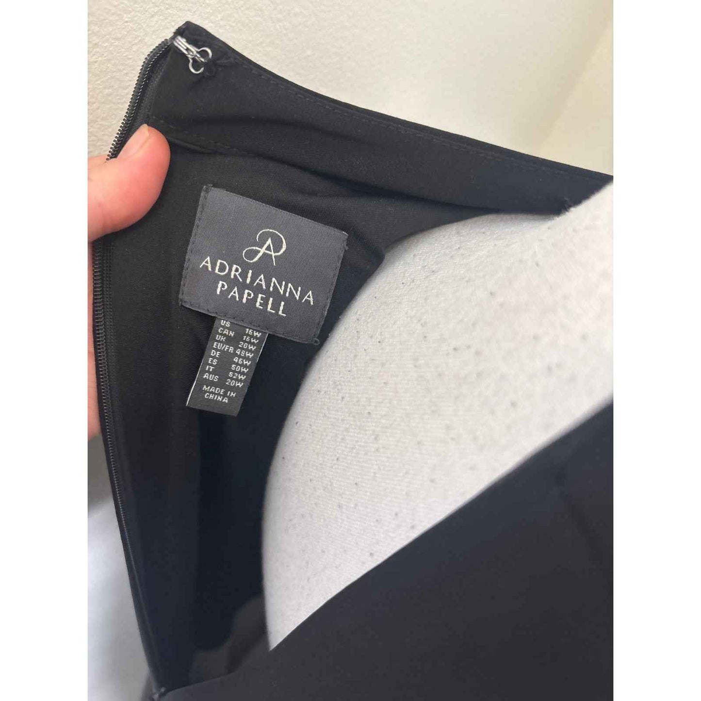 Adrianna Papell Black Sleeveless Romper Sz 16