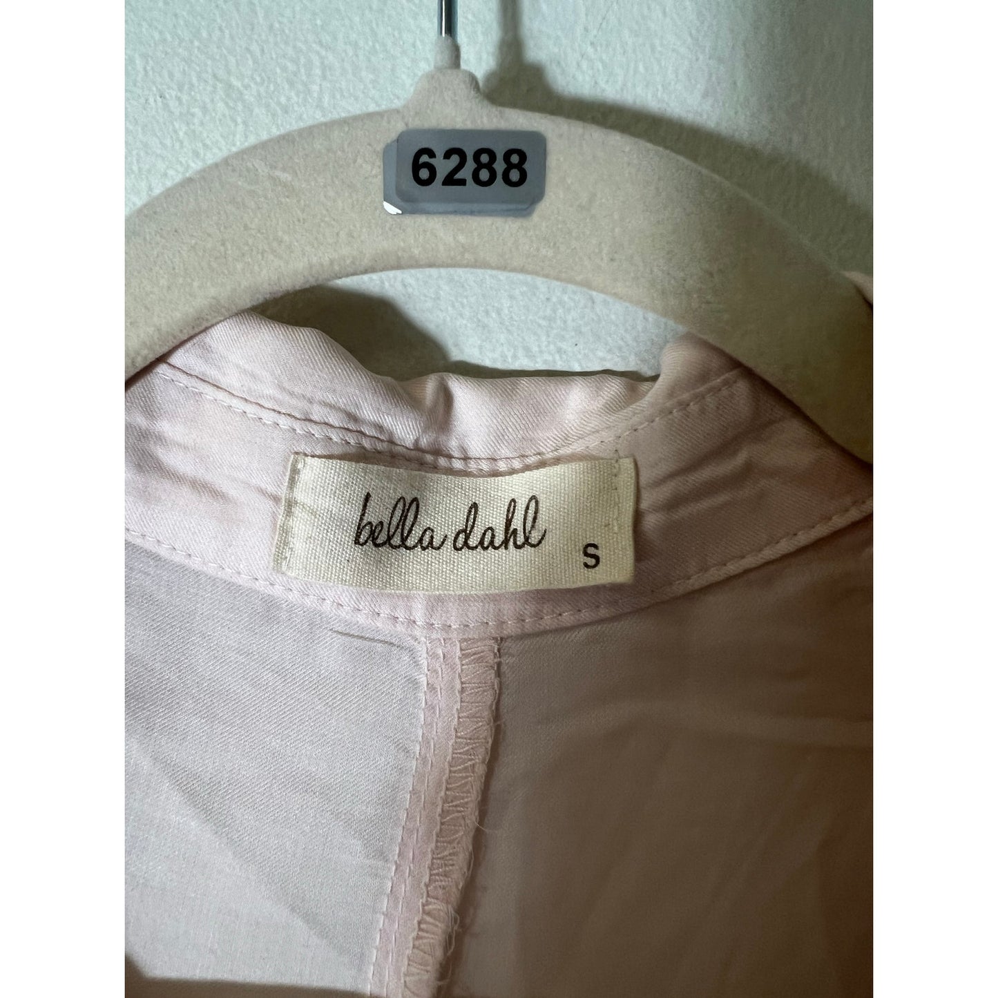 Bella Dahl Pink Long Sleeve Button Down Sz S
