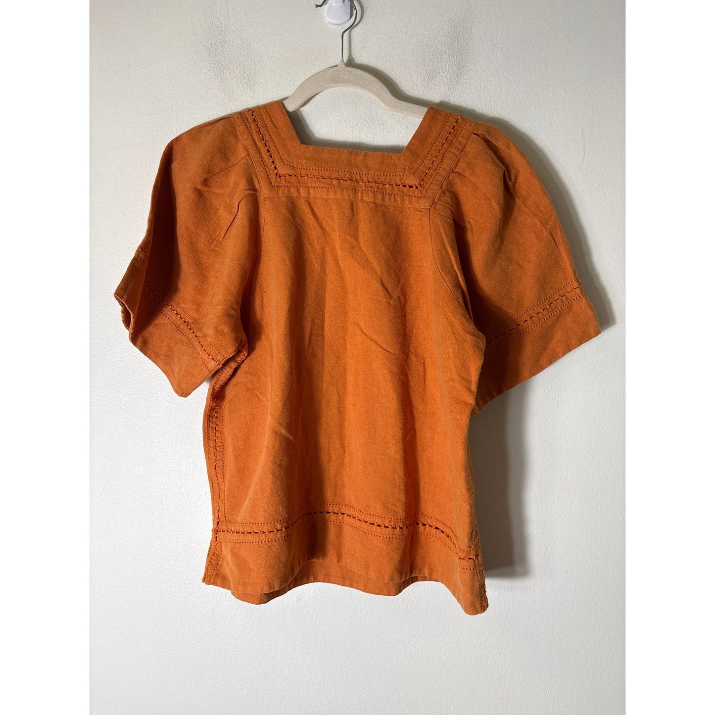 Sea New York Short Sleeve Orange Tunic Sz 4