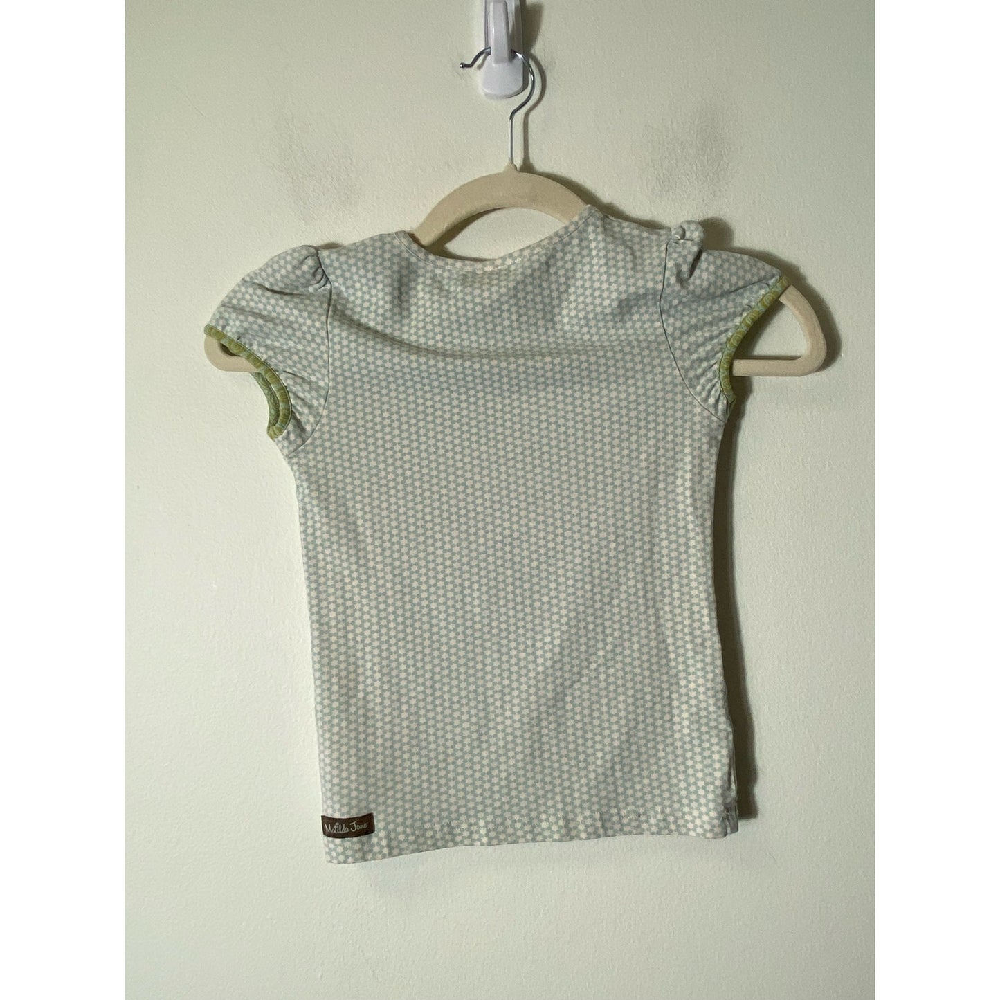 Girls Matilda Jane Green/White top Sz 6