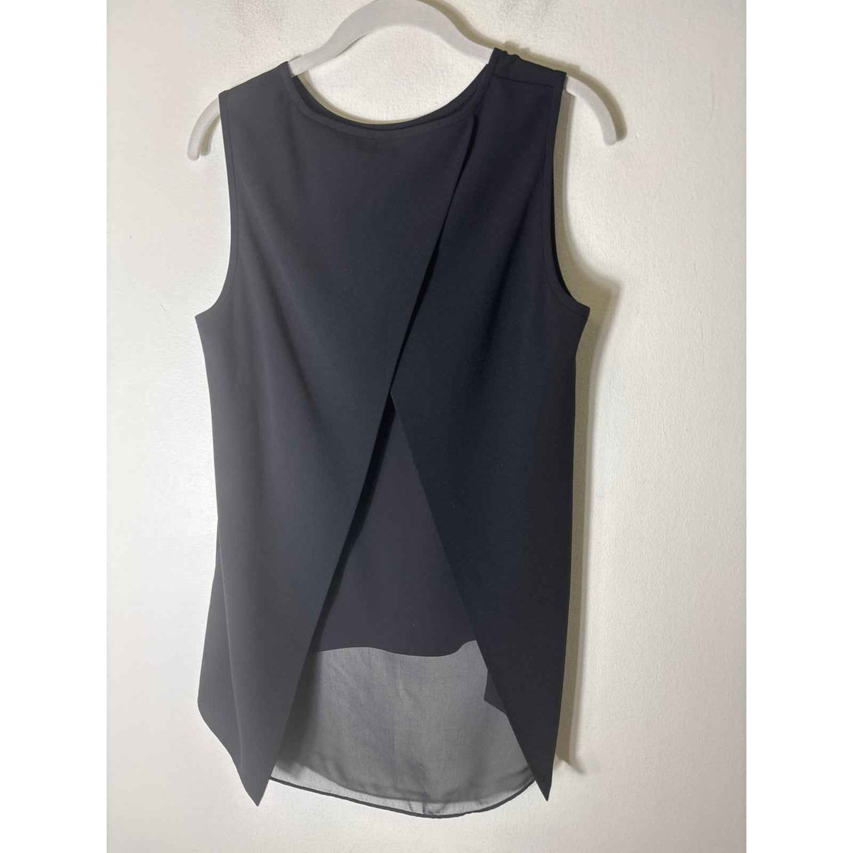Rag and Bone Black Sleeveless Layered Black Top Sz M