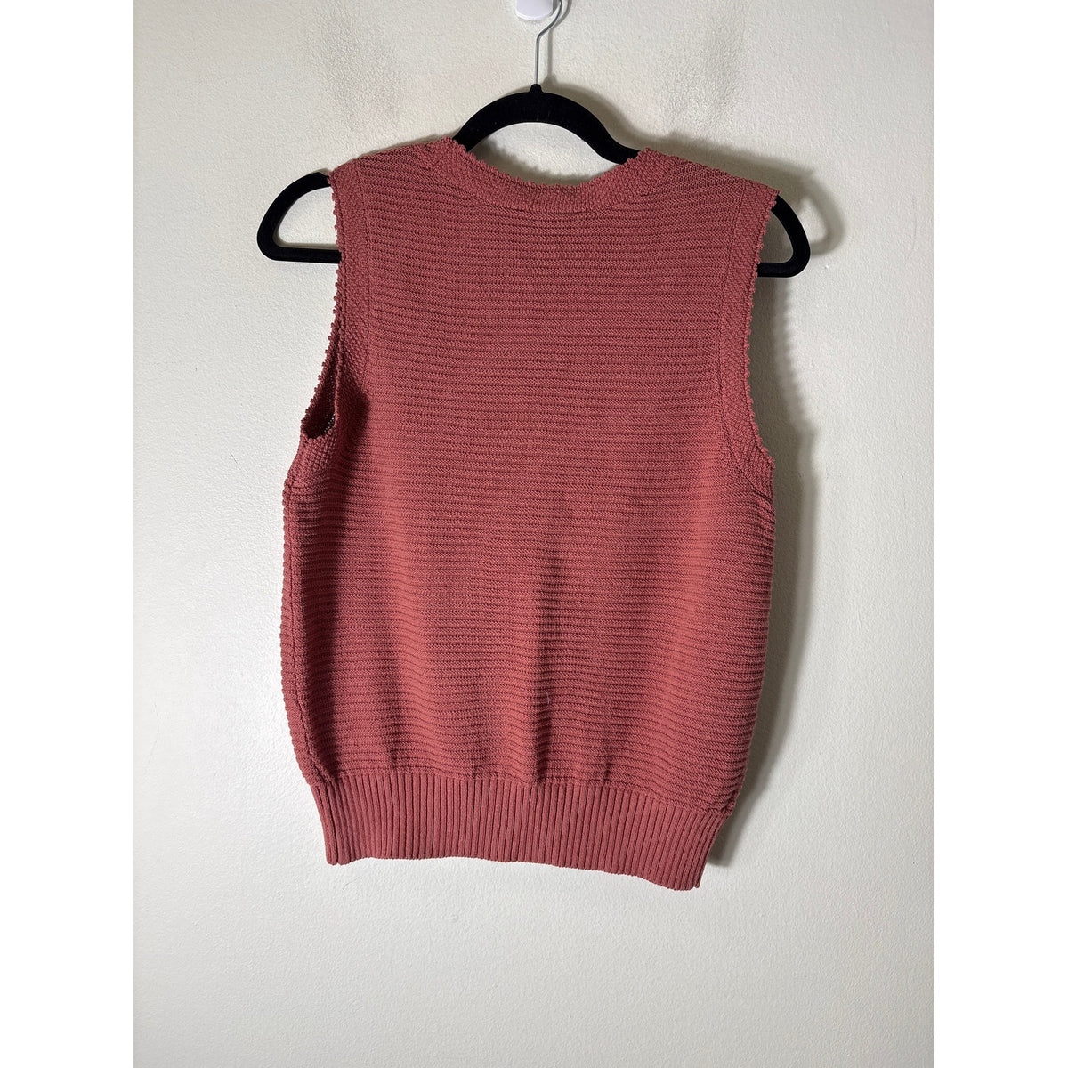 NWT Ann Taylor Rust Sleeveless Sweater Sz M