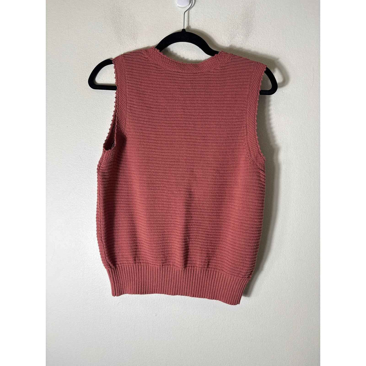 NWT Ann Taylor Rust Sleeveless Sweater Sz M