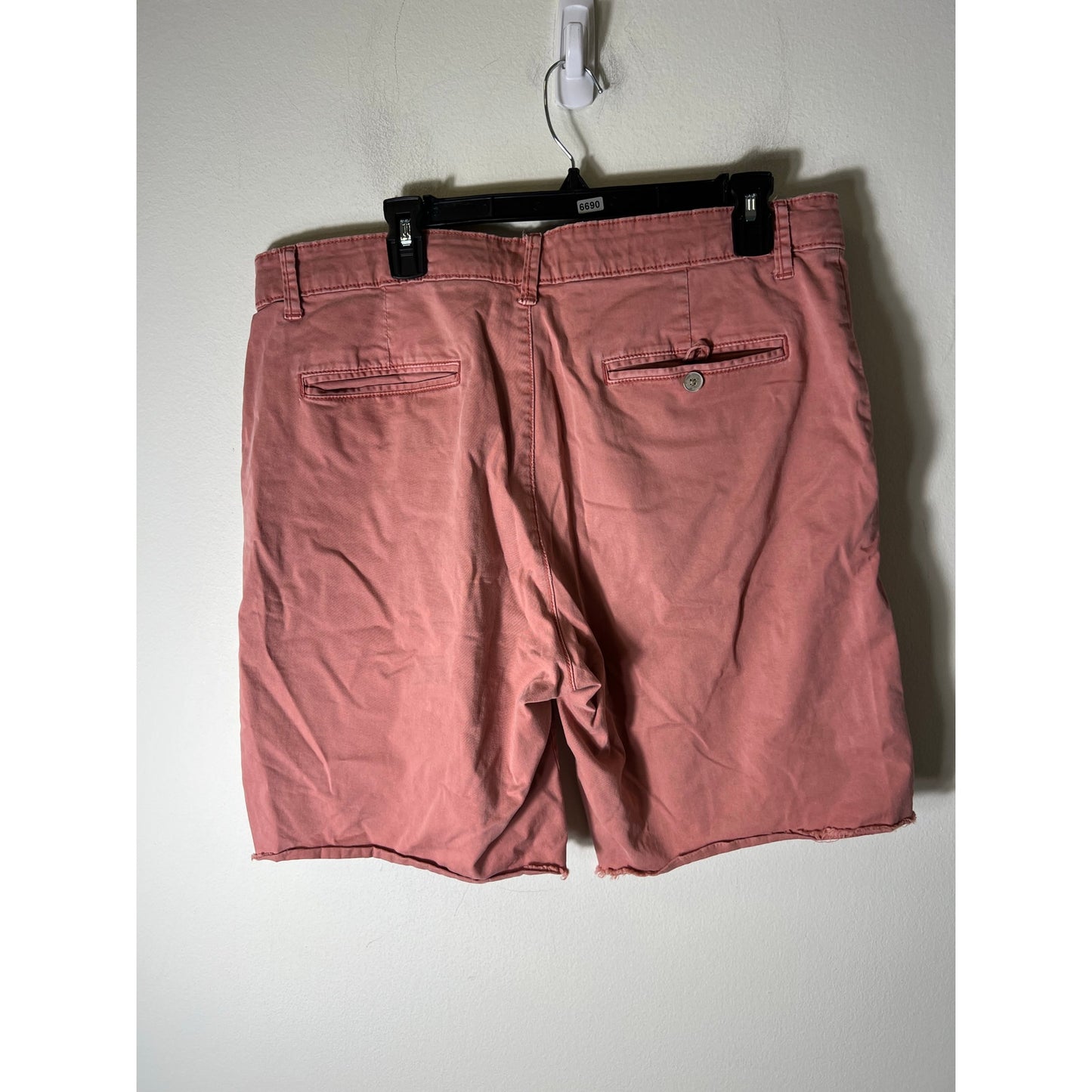 Men's Bundle of 2 American Rag Black and Pinkish Cotton Shorts Sz 36