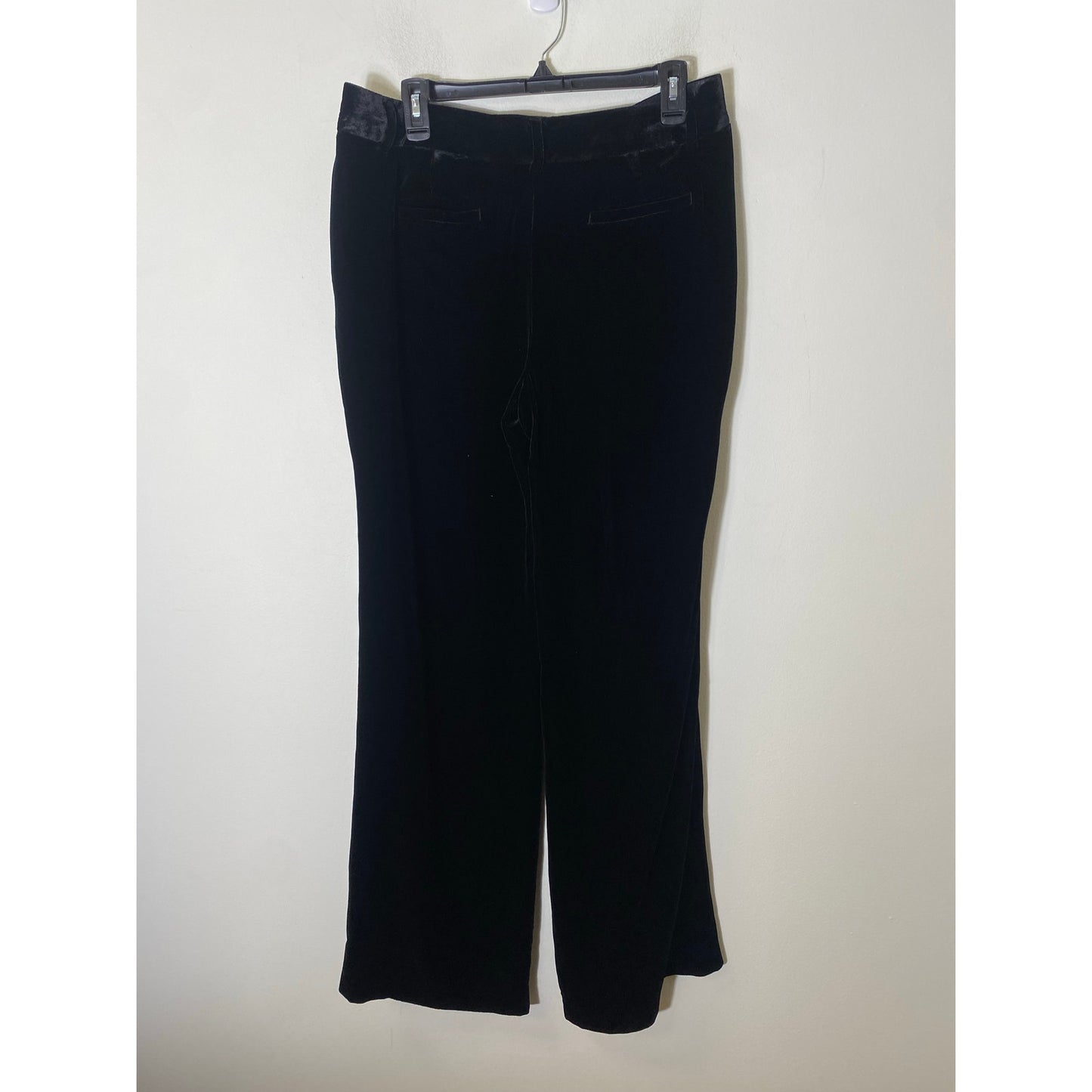 J Crew Black Velvet Favorite Fit Pants Sz 14