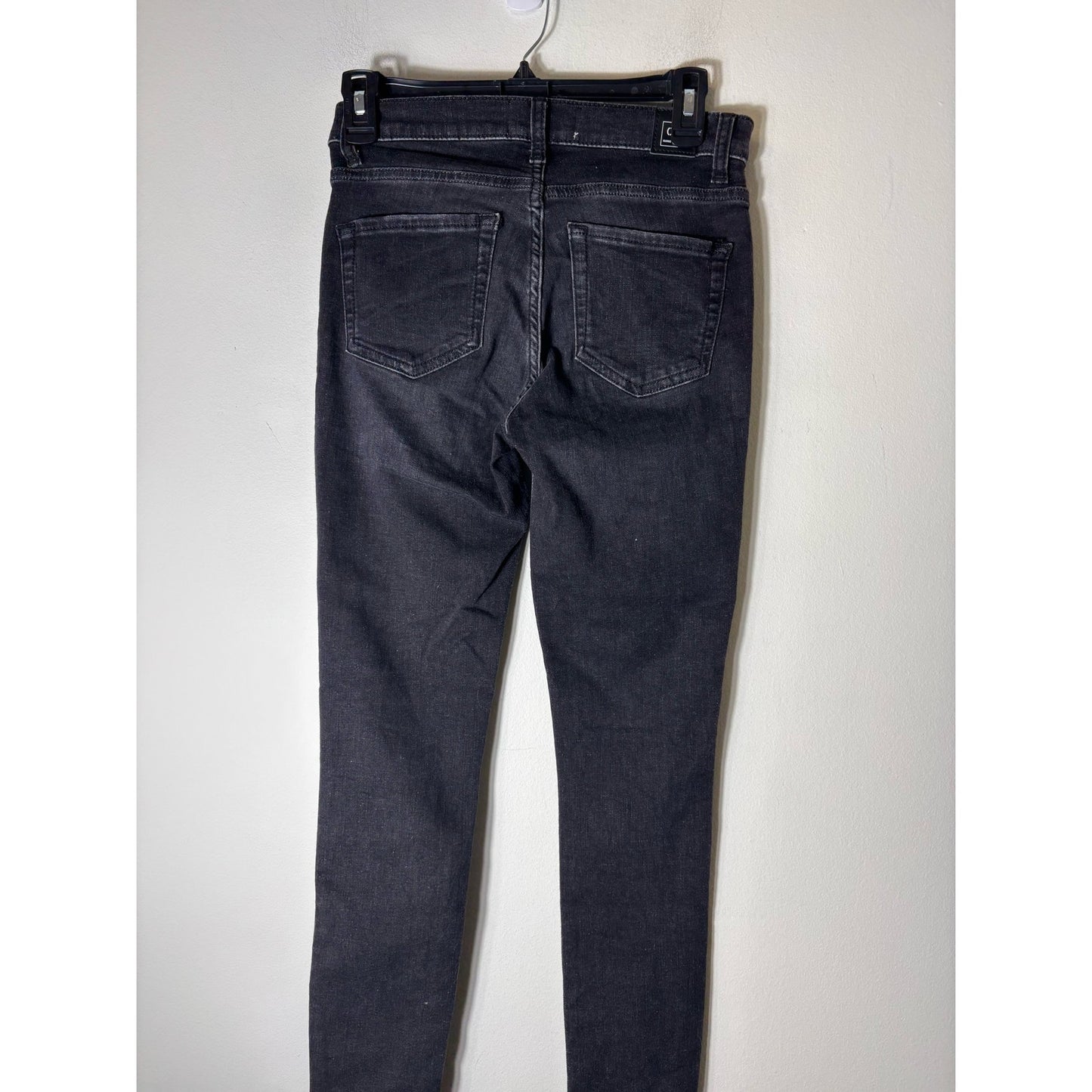 C/E by Current Elliot Black Skinny Ankle Jeans Sz 25